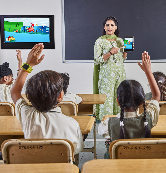 Make every Classroom, a Smart Classroom with our Audio-Visual Content
